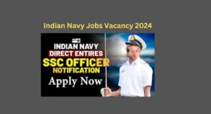 Indian Navy SSC officer jobs